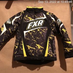 FXR Youth Snowmobile Jacket F.A.S.T Hi Vis